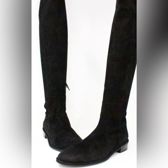 Stuart Weitzman Shoes - Stuart Weitzman Chic Black Over The Knee Suede Boots